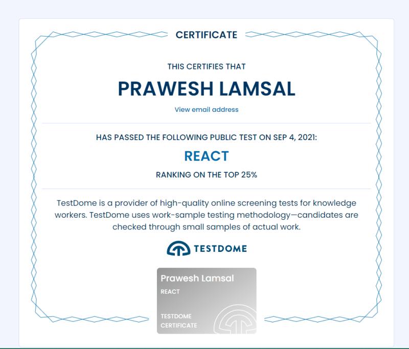 Personal Portfolio Images